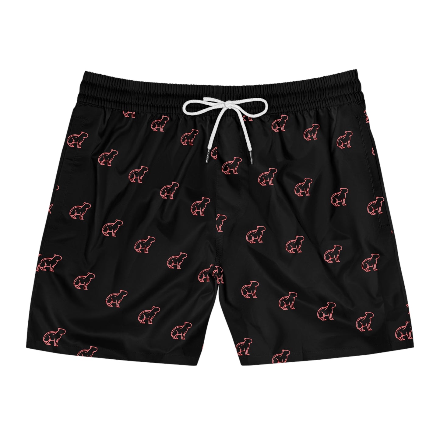 CapyBara Men's Mid-Length Swim Shorts