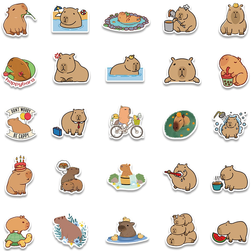 10/50 PCS Cartoon-Bara Stickers